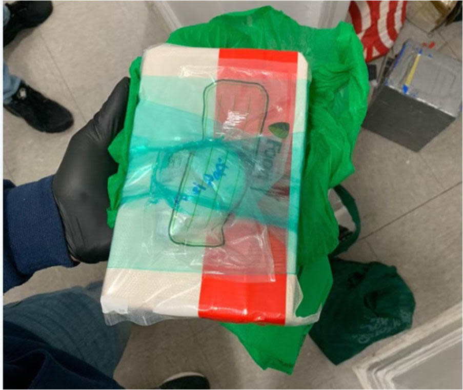 Federal authorities say this picture shows a kilgoram of fentanyl found at Divino Nino day care, where toddler Nicholas Dominici died.  / Credit: U.S Attorney's Office