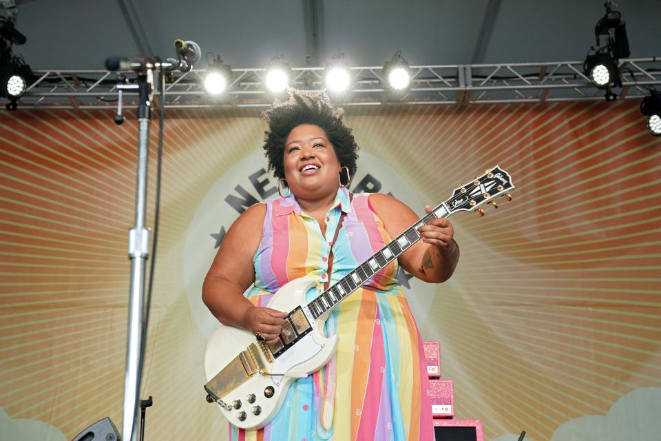 Celisse at the Newport Folk Festival.