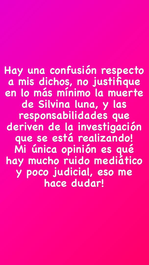 La mediática volvió a compartir una explicación sobre el tema