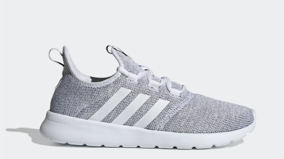 Adidas Cloudfoam sneakers in gray.