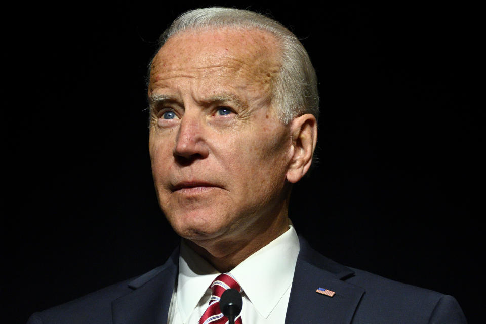 Lucy Flores says Biden’s “intimate behavior” at a 2014 event left her uncomfortable. (Photo by Bastiaan Slabbers/NurPhoto)