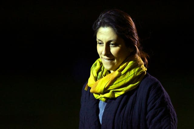 Nazanin Zaghari-Ratcliffe arrives at RAF Brize Norton following her release from Iran