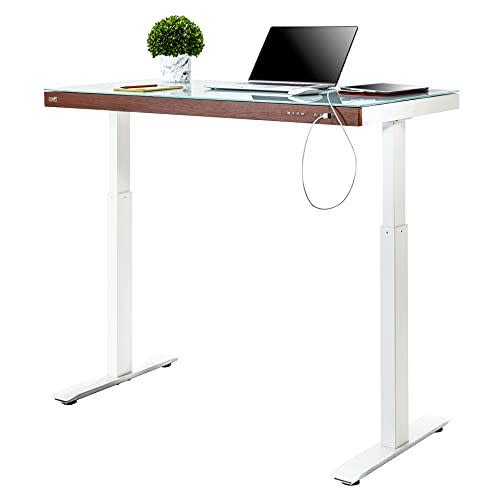 4) Airlift Tempered Glass Electric Standing Desk