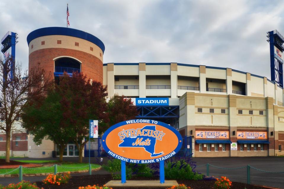 NBT Bank Stadium home of the Syracuse Mets, formally the Syracuse Chiefs, Minor League Baseball team