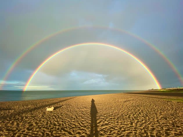 Runner up in the Mobile Phone category: Susan Kyne Andrews – Between Showers (Photo: Susan Kyne Andrews)