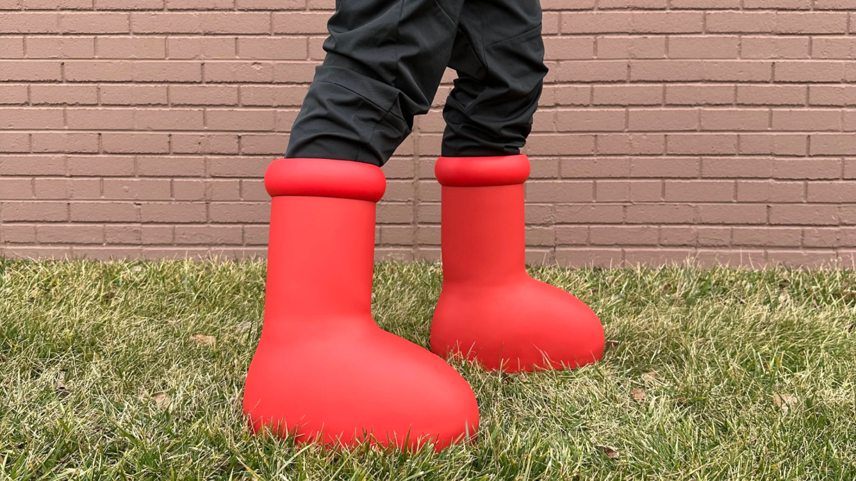 These Big Red Objects From MSCHF Claim to Be Boots - The New York