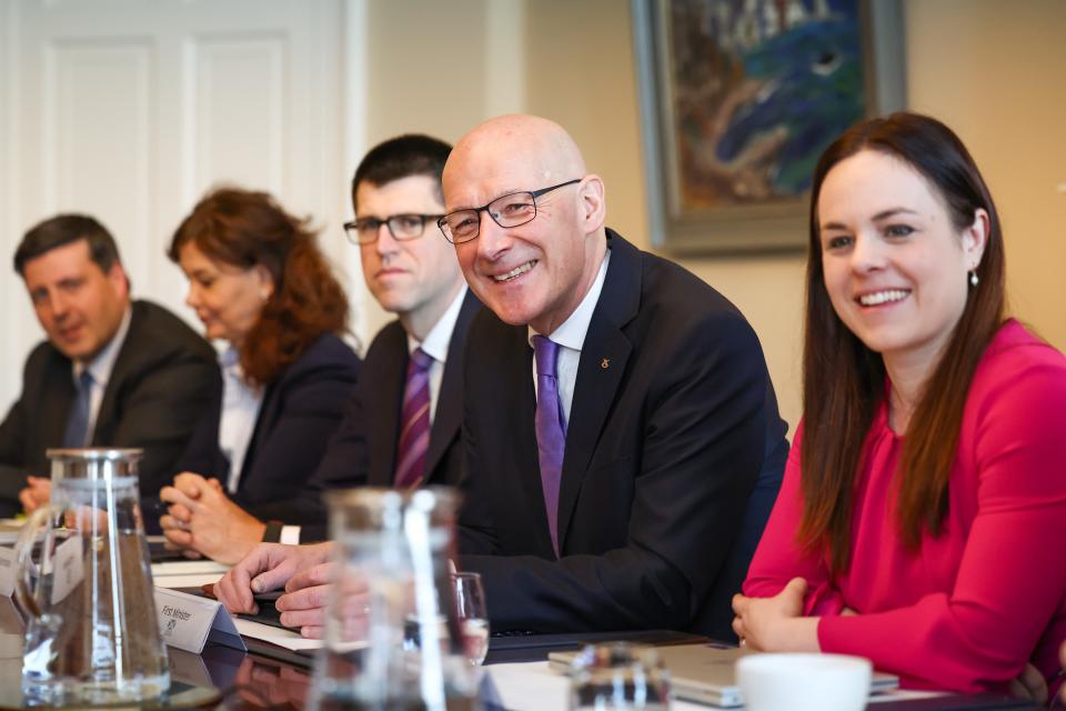 First Minister John Swinney has chaired his first cabinet meeting (Jeff J Mitchell/PA) (PA Wire)