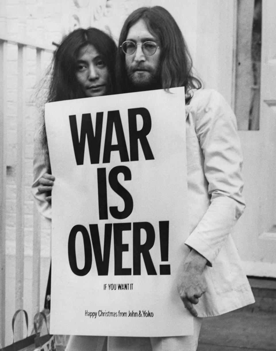 Yoko Ono and John Lennon in 1969