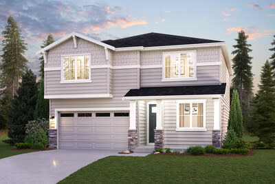 Bennett Floor Plan Rendering | New Construction Homes in Auburn, WA | Canyon Ridge by Century Communities