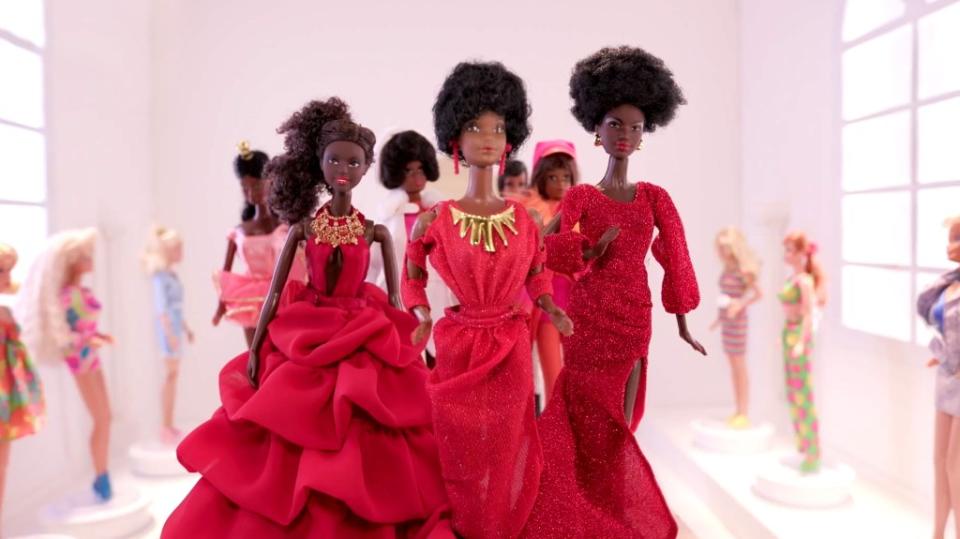 Black Barbie became the first doll of color to be given the name “Barbie” in 1980. Courtesy of Netflix
