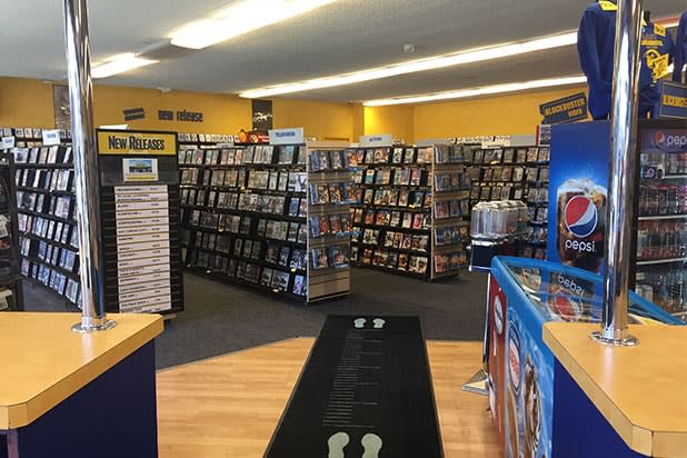 Blockbuster interior