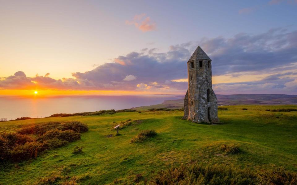 David Oxtaby was shortlisted for his shot of St Catherine's Oratory on the Isle of Wight - David Oxtaby