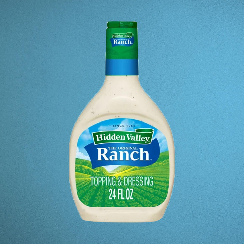 bottle of hidden valley ranch (Walmart)
