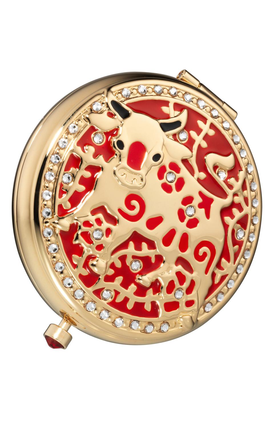 4) Estée Lauder Year of the Ox Double Wear Pressed Powder Compact (Limited Edition)