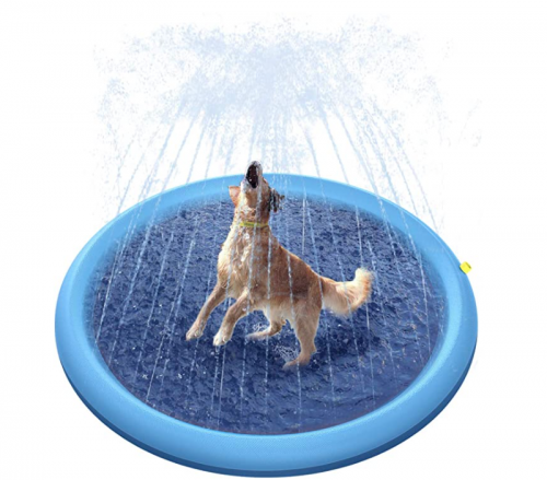 Peteast Sprinkler Pad, best dog pools