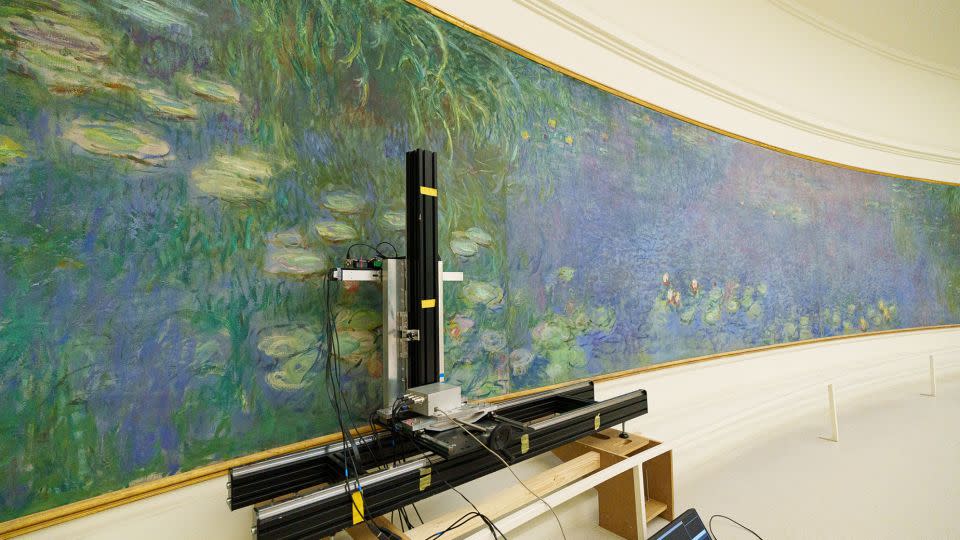 The Austrian company spent a week scanning Claude Monet's "Water Liliies" murals at the Musée de l'Orangerie in Paris. - Aurelien Gendron/LITO Masters