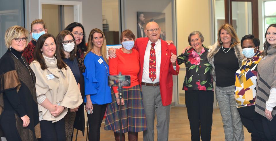 The Love Foundation has granted $150,000 in honor of Lucy and Tom Russell of Spartanburg.  Lucy and Tom Russell have worked to help improve the lives of children battling cancer.  The couple was honored at Philanthropy Center on Nov. 5, 2021.