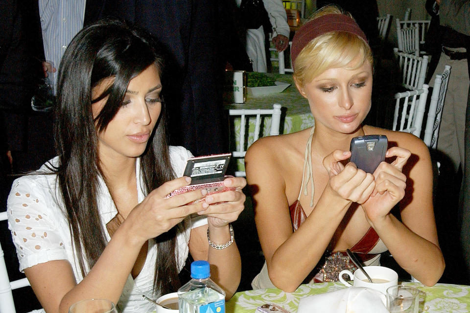 <p>Kardashian and Hilton's friendship goes way back. How far, you ask? Back to when Kardashian used a Sidekick and Hilton used a Blackberry. </p>