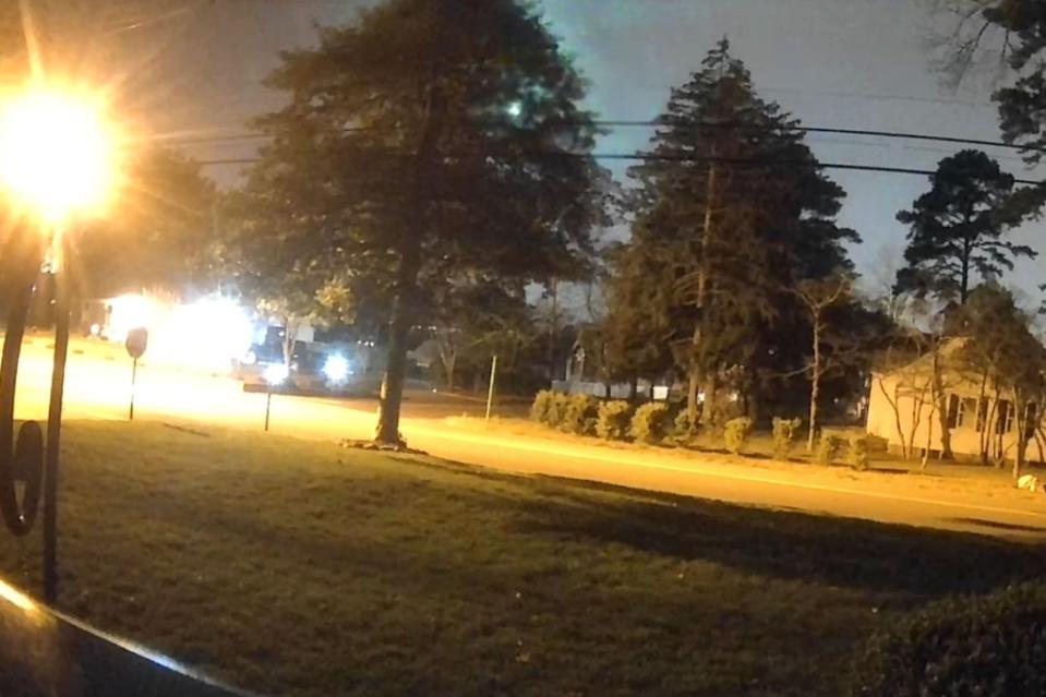 The fireball was caught on camera at 3:43 a.m. Wednesday morning. Wall Township, NJ Residents/Facebook