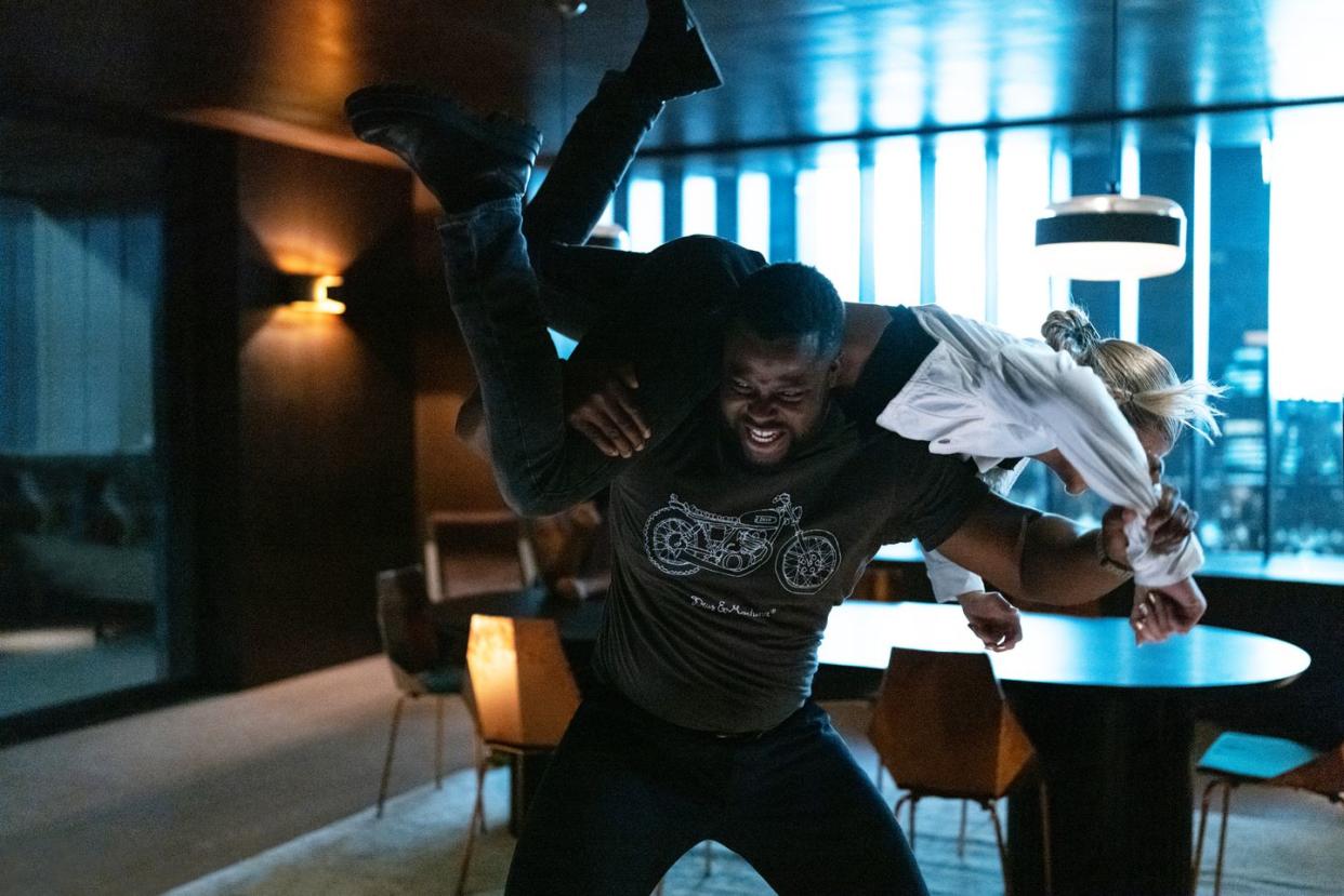 winston duke as dan tucker, the fall guy