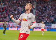 Comme Vardy, Werner a inscrit 13 buts en Championnat depuis le début de la saison. Mais il en a également mis 2 en C1.