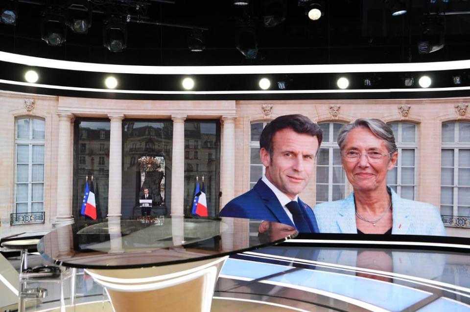 Un plateau de télévision le 20 mai 2022 - Bertrand GUAY / AFP