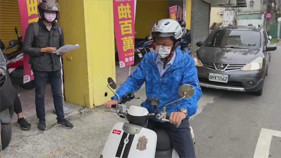 謝龍介騎機車體驗南科交通　黃偉哲：做好市政最重要