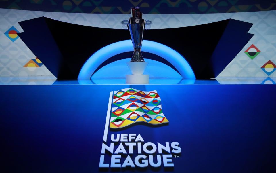 The Nations League trophy - PA