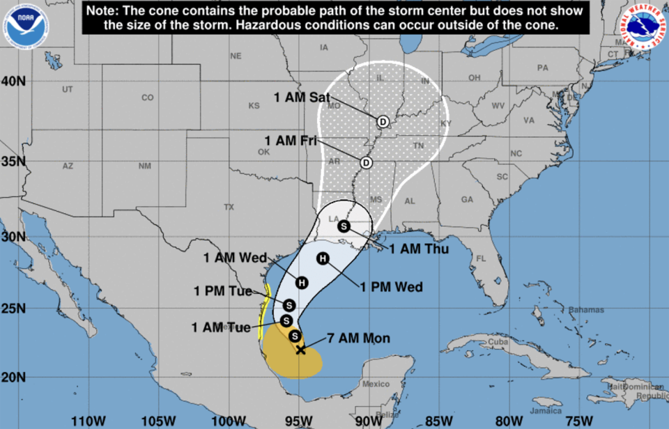 Tropical Storm Gulf of Mexico (NOAA)