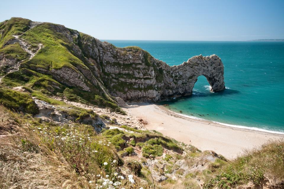 England was selected as one of the best countries to visit in 2020 (pictured here is a section of the Jurassic Coast).