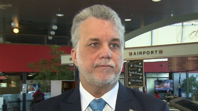 Quebec Liberal Leader Philippe Couillard says the results of a new EKOS poll, which suggest half of Quebec's anglophone and allophone population have considered leaving the province in the last year, are "not good news."