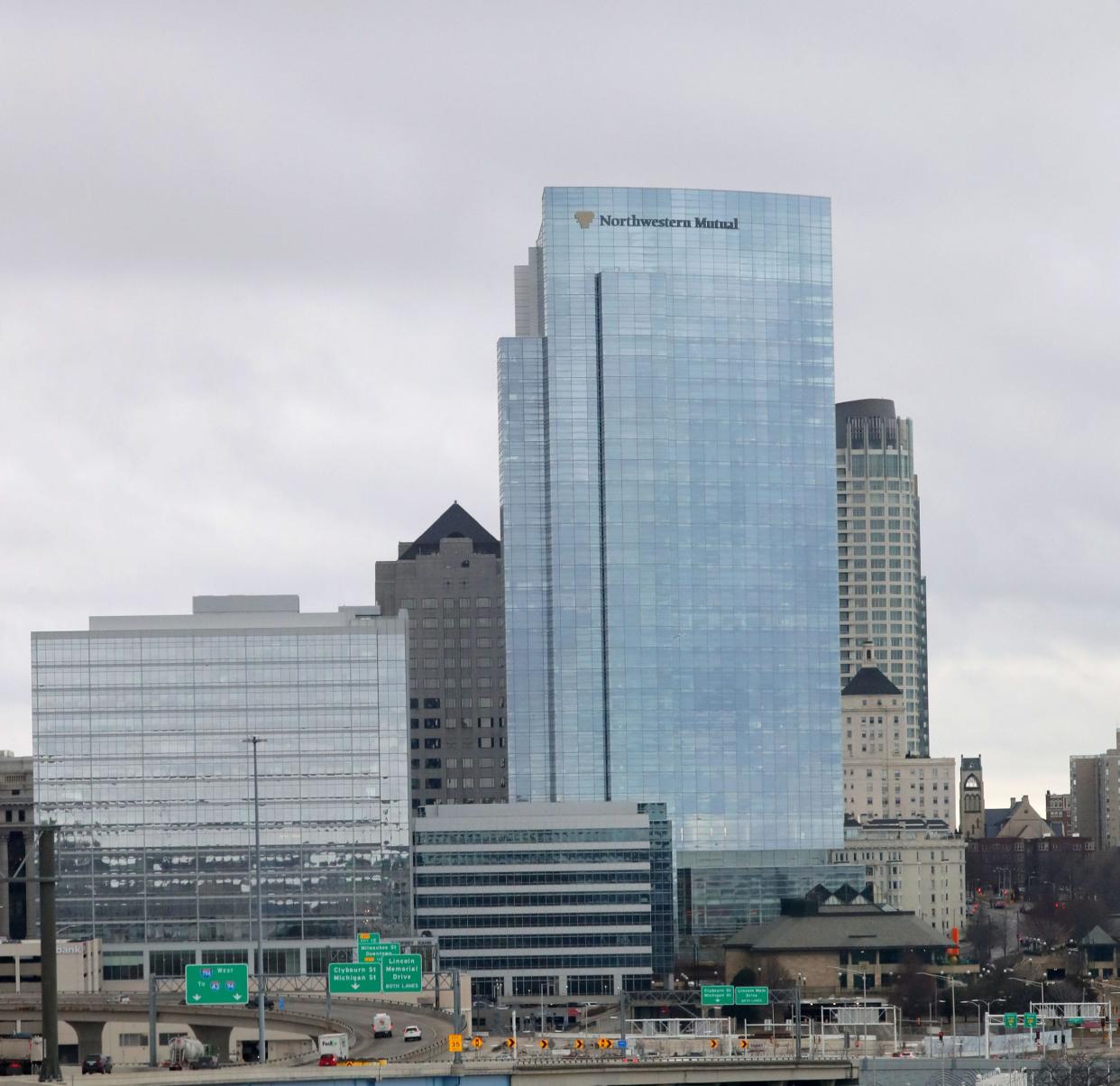 The Northwestern Mutual Life Insurance Co. Tower and Commons skyscraper photographed on February 25, 2020.