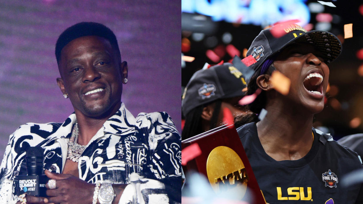 Boosie Badazz and LSU's Jasmine Carson