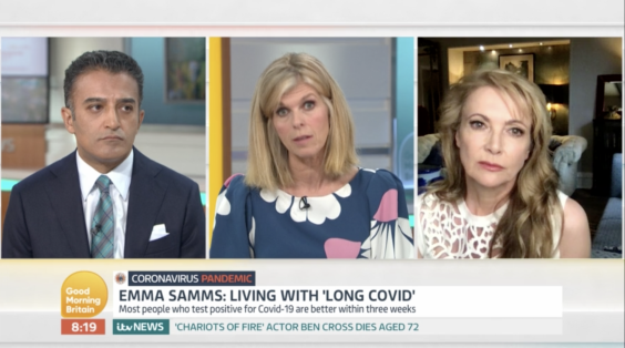 The actor discussed her ongoing health issues on Good Morning Britain (ITV/Good Morning Britain)