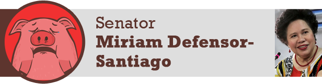 Senator Miriam Defensor-Santiago