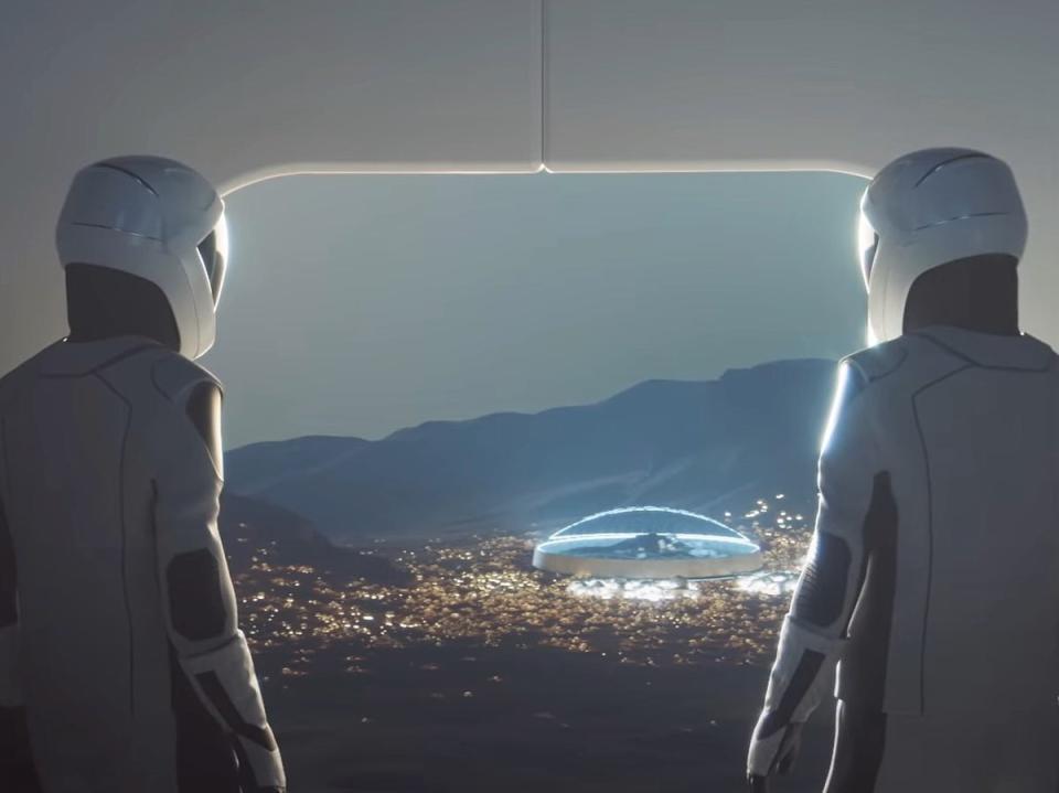 SpaceX creó un video animado de cinco minutos que muestra la simulación de  un viaje tripulado a Marte en un cohete Starship. Según un reporte,  Elon Musk  ha ofrecido su esperma para  colaborar con la formación de una colonia en Marte (SpaceX)