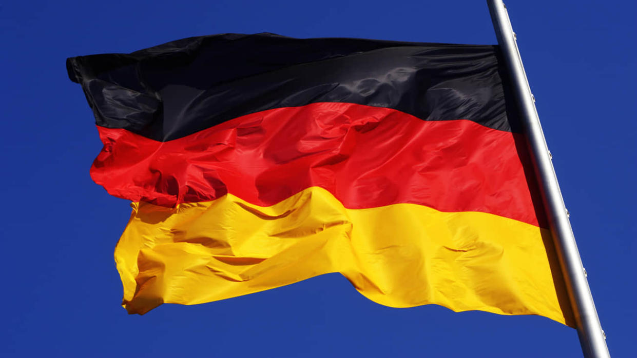 The flag of Germany 