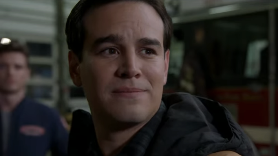 Alberto Rosende as Blake Gallo in Chicago Fire Season 12 premiere