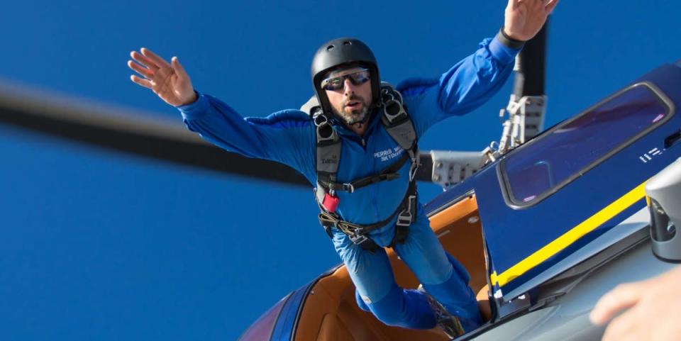 sergey brin skydiving