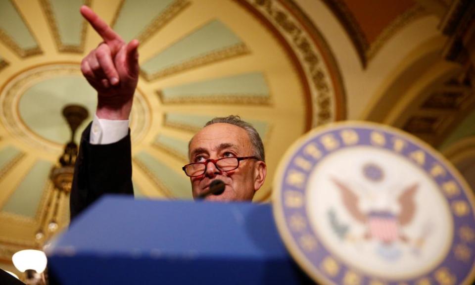 chuck schumer podium