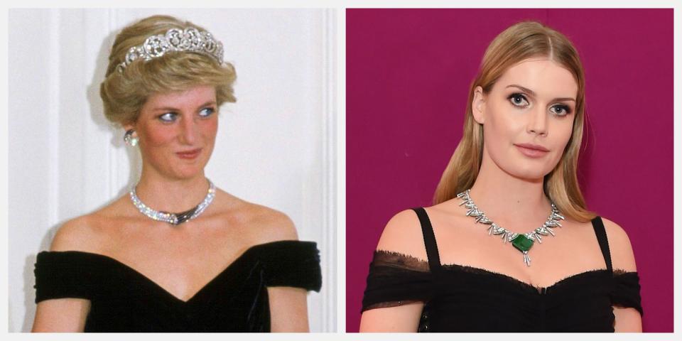 16 Photos That Prove Princess Diana and Her Niece, Lady Kitty Spencer, Are Style Twins