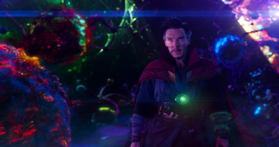 Doctor Strange confronts Dormammu in the Dark Dimension (Credit: Disney/Marvel)