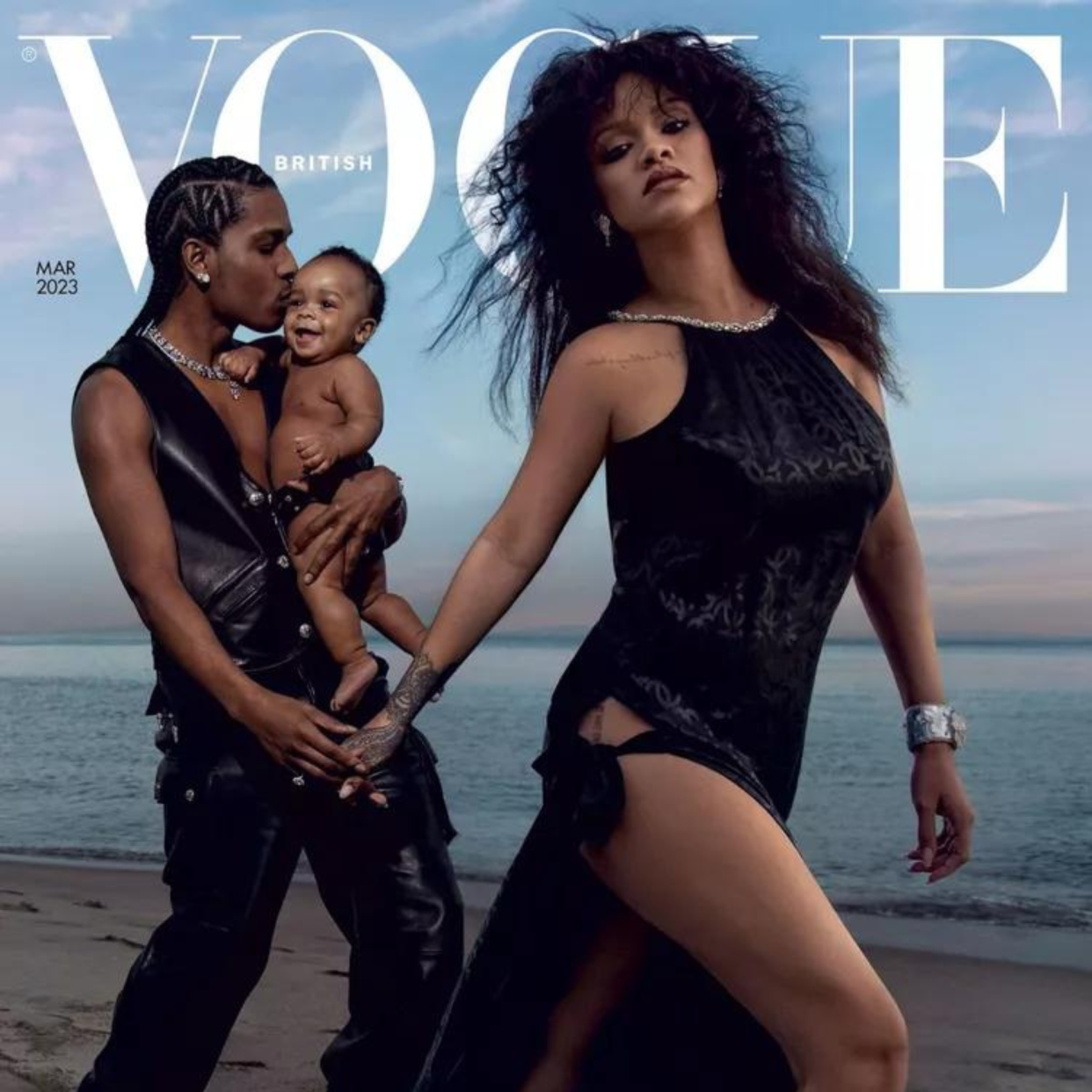  Rihanna, ASAP Rocky for British Vogue 