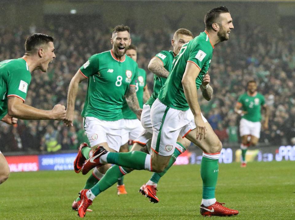 Duffy headed Ireland into the lead but Eriksen's magic ensured it wasn't to be (Getty)