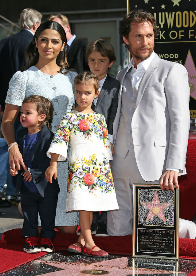 Matthew McConaughey Receives Star On Hollywood Walk Of Fame
