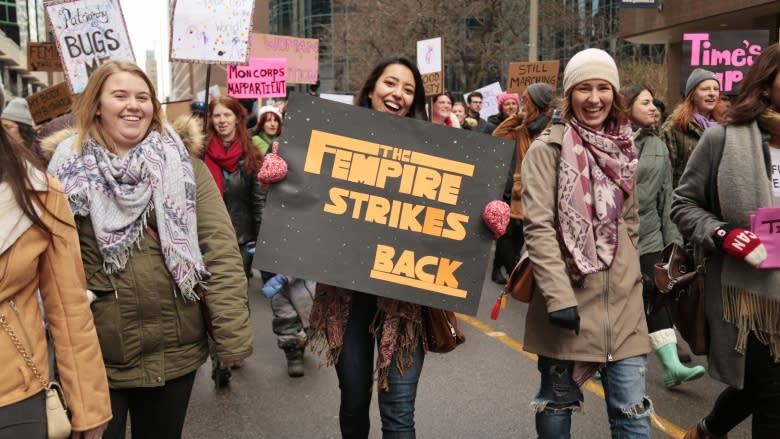 Thousands rally at Women's March in Ottawa, demand a 'better world'