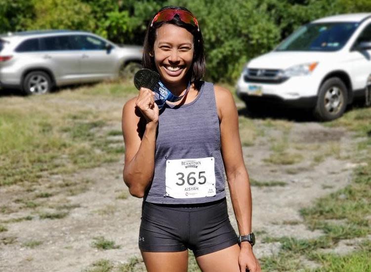Former SEA Games rowing gold medallist Saiyidah Aisyah qualifies for the 2020 Boston Marathon. (PHOTO: Courtesy of Saiyidah Aisyah)