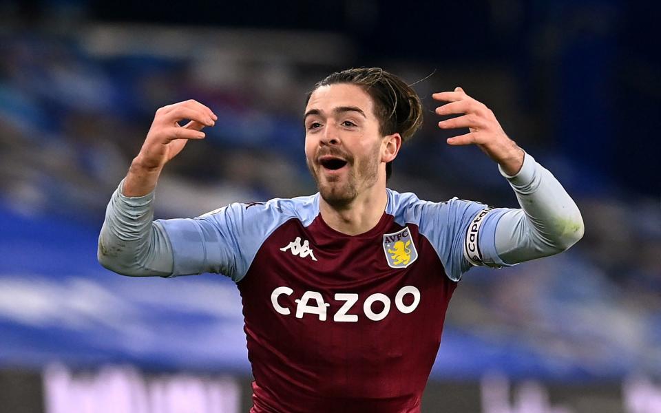 Jack Grealish is missing for Villa today  - PA