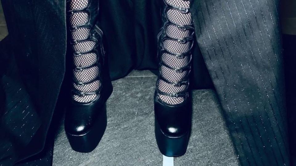 Madonna shared a close up of her Kiki's on Instagram