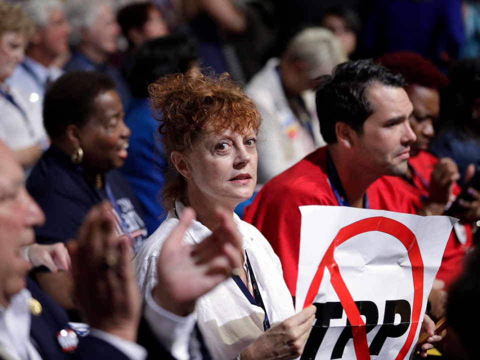 AP susan sarandon dnc angry